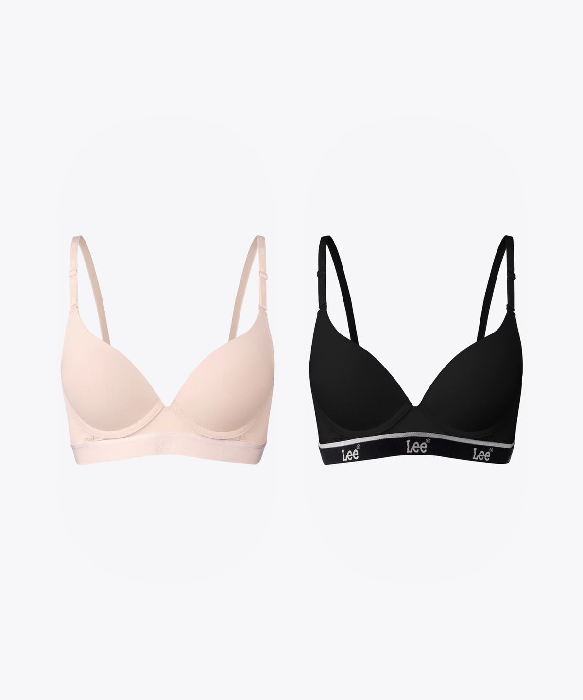 리 바디웨어(LEE BODYWEAR) 퍼포먼스 쉘론 와이어 브라_2Colors