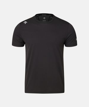 [홍태준 착용] 러닝 소프트 폴리 반팔 티셔츠 블랙 SR223RTS43