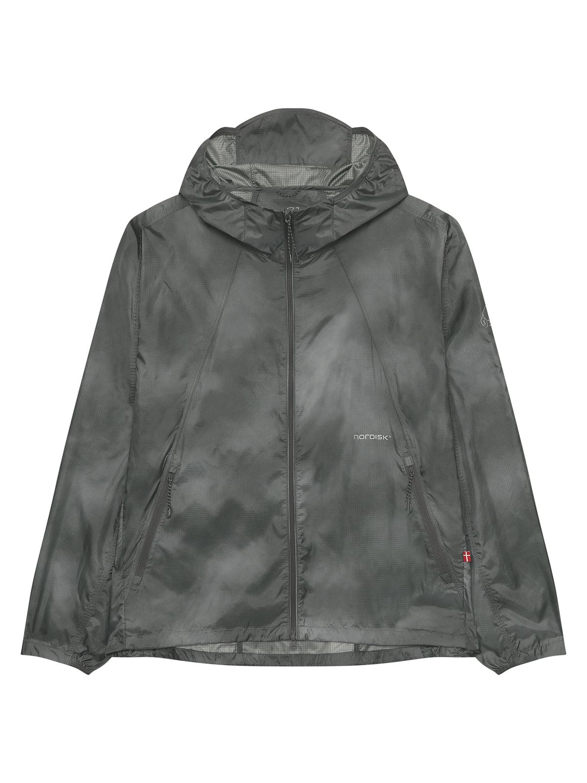 노르디스크(NORDISK) HYGGE HIKE 올오버 패턴 라이트 자켓 - M_Greyish Khaki