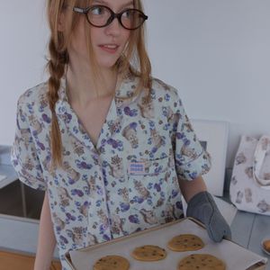 [60수면모달] Light Blueberry Farm 잠옷