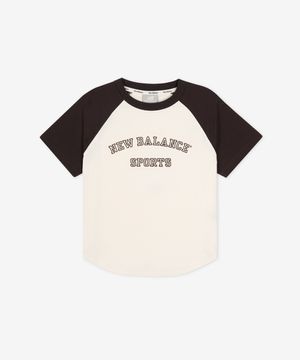 NBNEG2W012 / WOMEN 빈티지 레글런 반팔티 (BROWN)