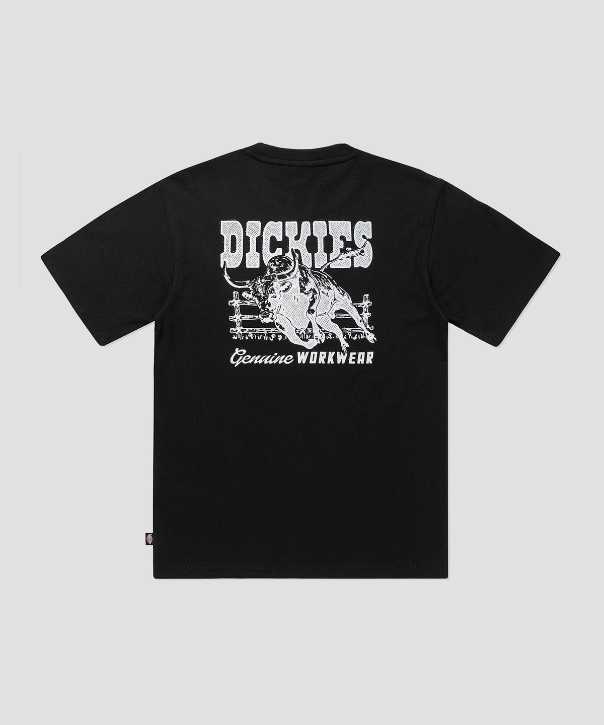 디키즈(DICKIES) 와일드 불 티셔츠 Black