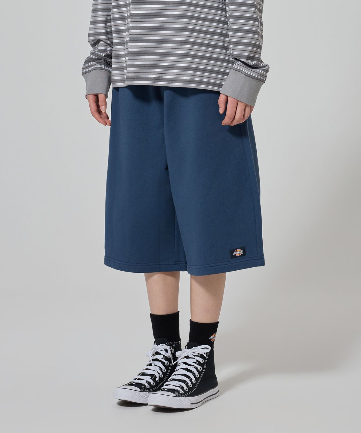 디키즈(DICKIES) 베이직 스웨트 쇼츠 Navy