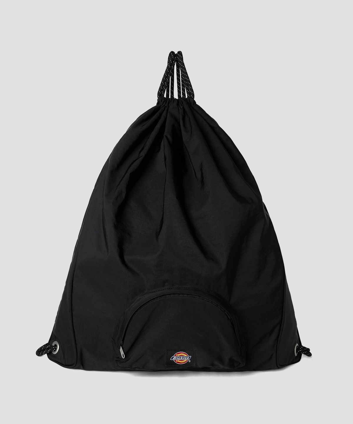 디키즈(DICKIES) 나일론 포켓 패커블 스트링 백 Black