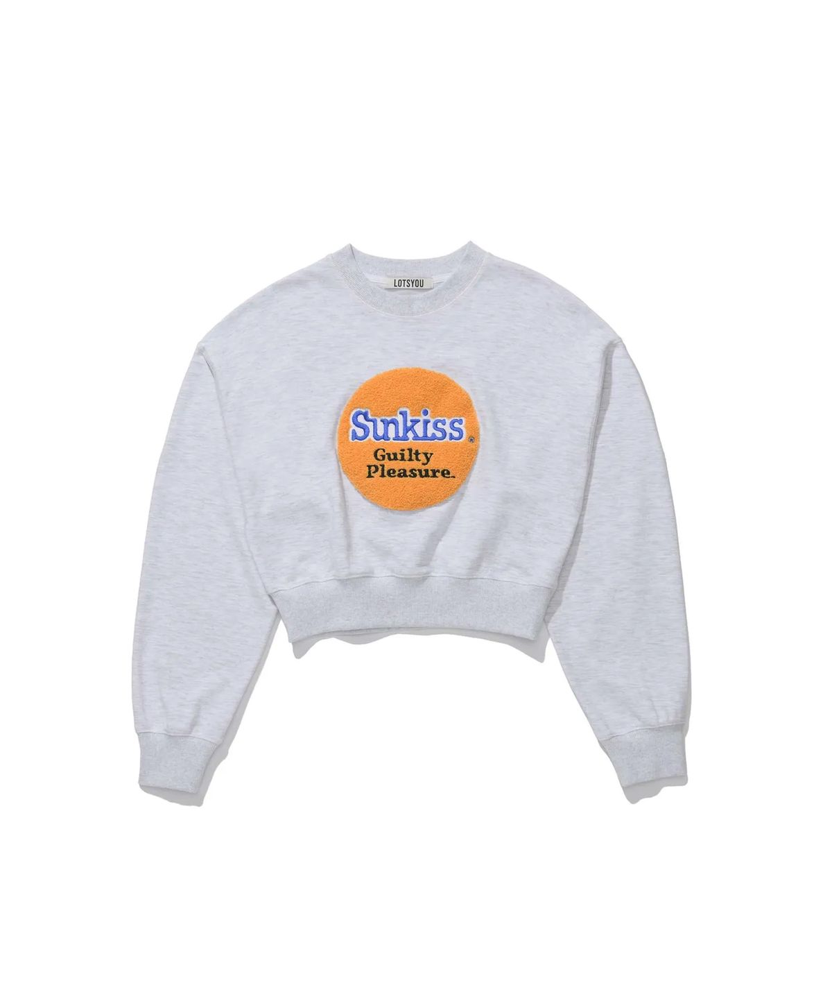 라츠유(LOTSYOU) LOTSYOU_Sun Kiss Sweat Shirt Light Grey