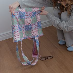 Blue Cottage Berry Garden Bag (캔버스백)