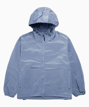 SP 체크 립스탑 바람막이 블루