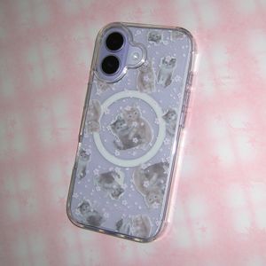 Blossom Kitty (clear) 맥세이프 휴대폰케이스