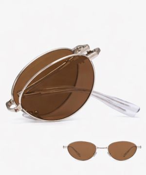 RC 스테인리스 EPOCA F 폴더 선글라스 BROWN