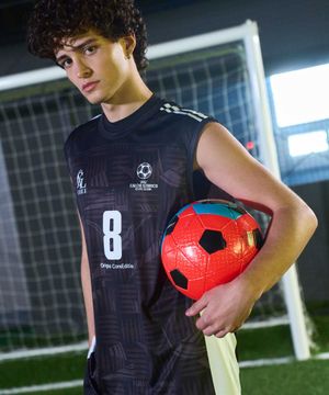 풋볼 트레이닝 슬리브리스 져지 블랙 GA6630 BK