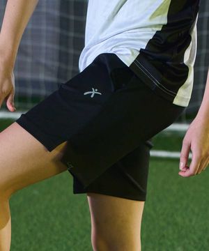 풋볼 에어핏 4부 쇼츠 블랙 GA6670 BK