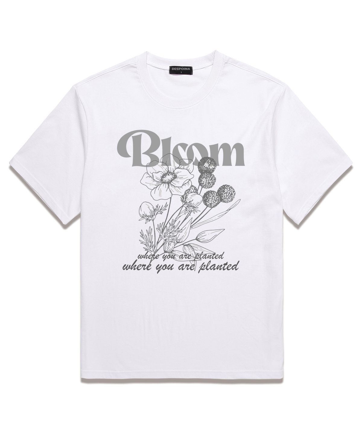 위씨(WISSY) Bloom  반팔 티셔츠 (WS029) 화이트