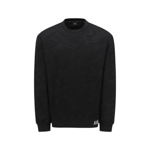 MEN CAMO JACQUARD SWEATSHIRT_BK