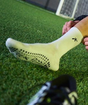 풋볼 논슬립 하프 삭스 화이트 GA6940 WH