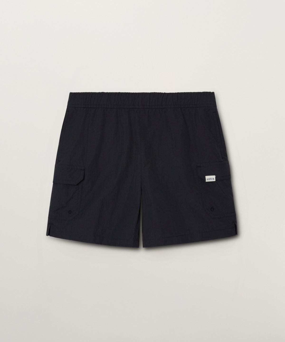 세터 키즈(SATUR KIDS) (K) 나일론 카고 쇼츠 블랙