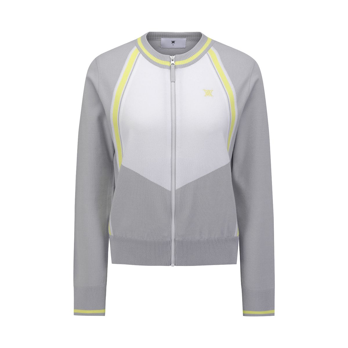 어뉴골프(ANEW GOLF) WOMEN ROUND KNIT CARDIGAN_LG