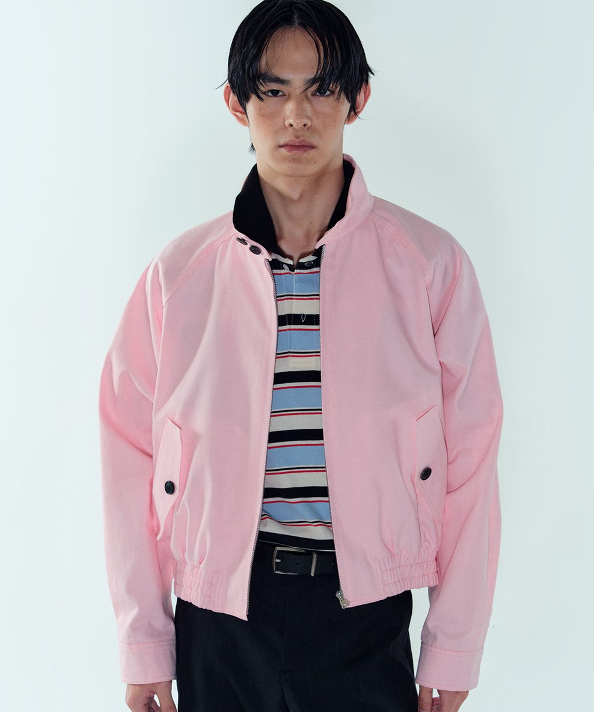 노이스(NOICE) HARRINGTON ENGLISH BLOUSON - PINK