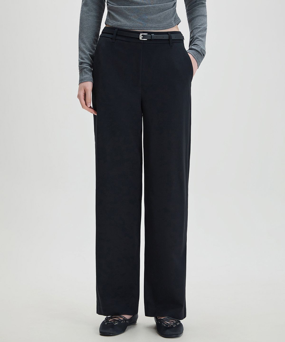 미쏘(MIXXO) 스트레이트핏 슬랙스_MIWTWG326B