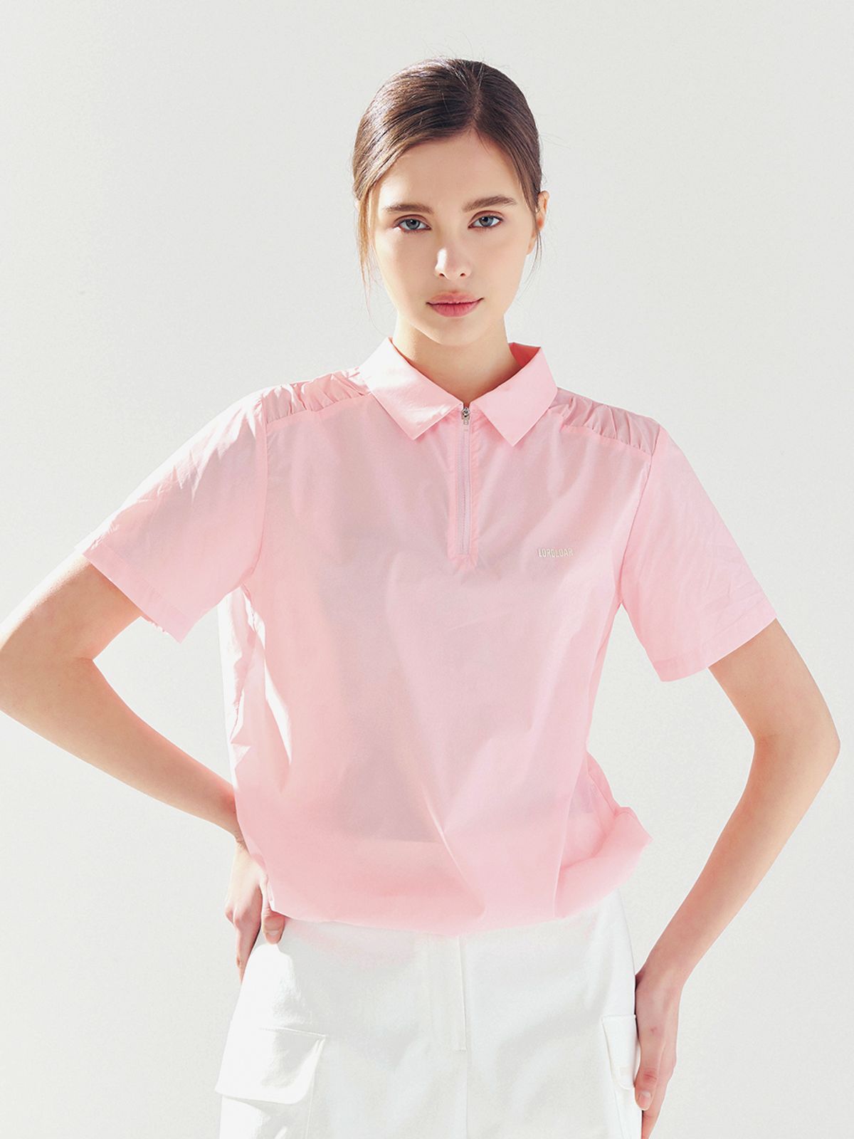로드로아르(LORDLOAR) 초경량 카라 반집업 아노락 PINK