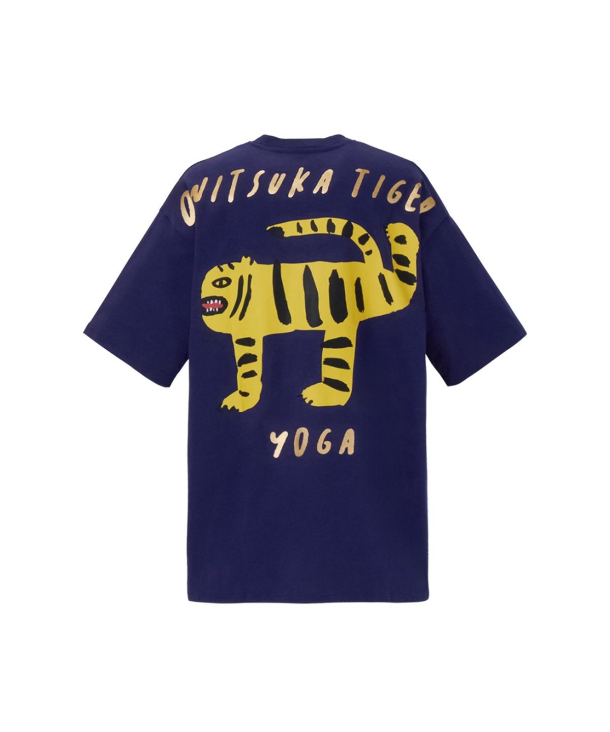 오니츠카타이거(ONITSUKA TIGER) 오버사이즈 그래픽 티셔츠 2183B624_400