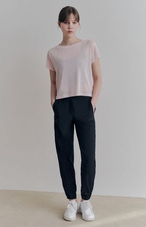 앞 오픈형 우븐 조거 HTWJG3I06T