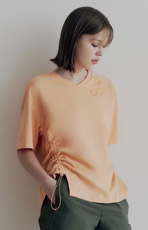 브이넥 스트링 티셔츠 HTWTS3J15T