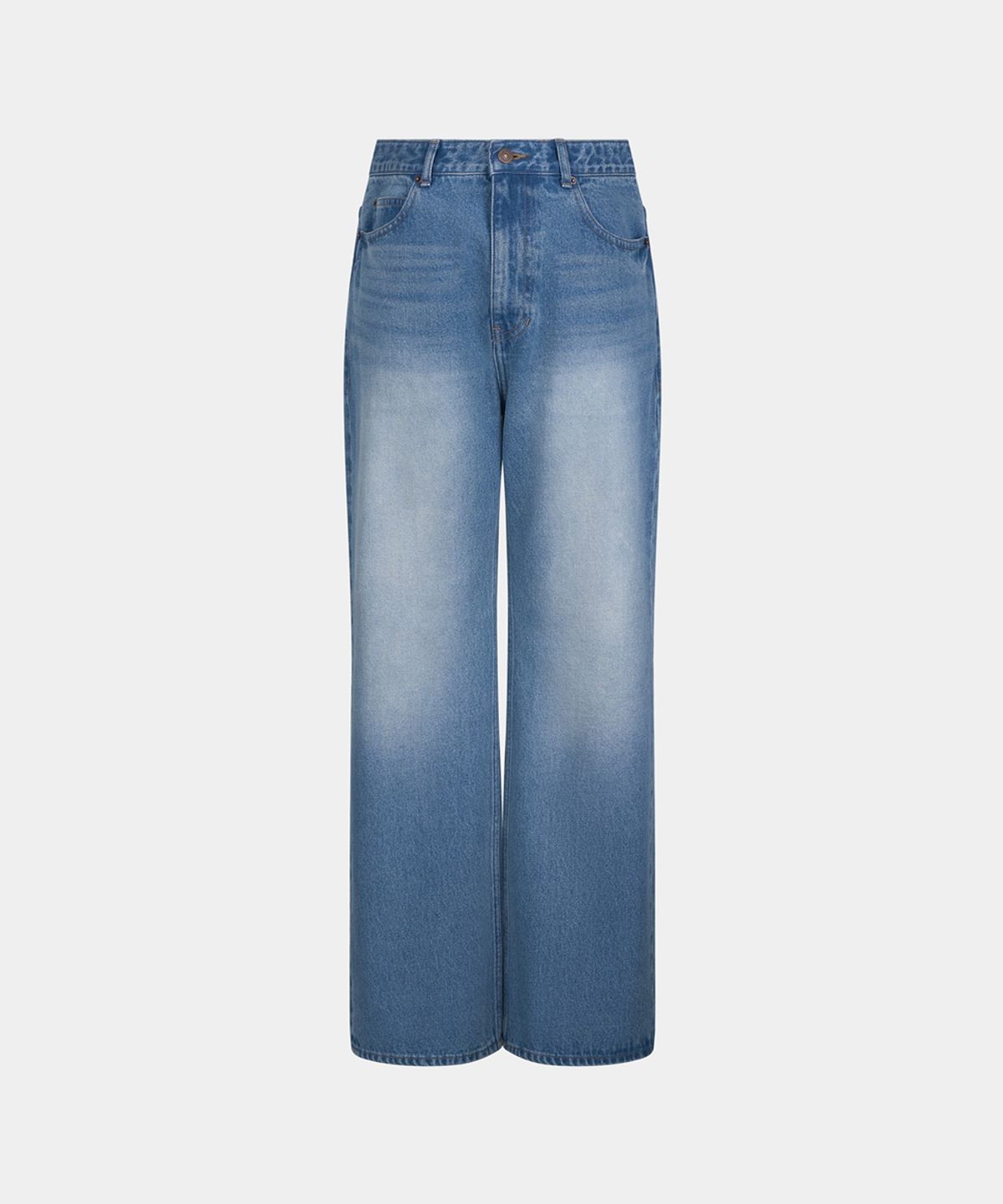 노이스(NOICE) M VINTAGE WASHED STRAIGHT JEANS - BLUE