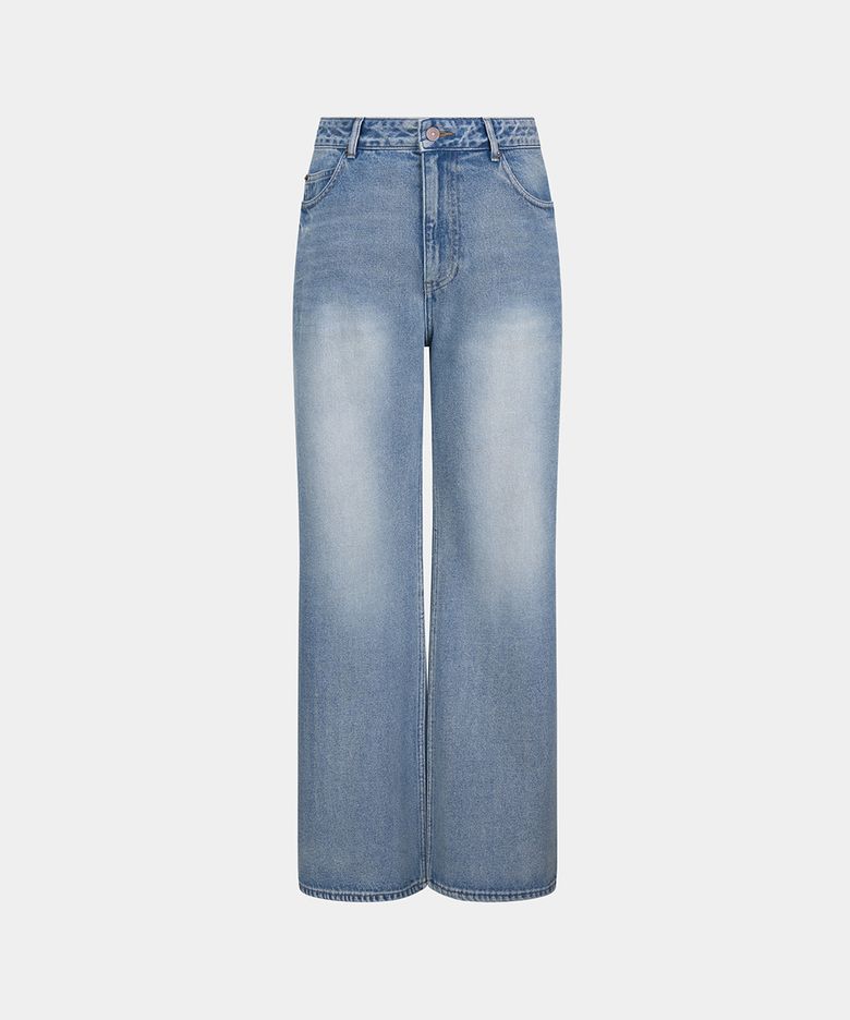 M VINTAGE FADED FLARED JEANS - LIGHT BLUE