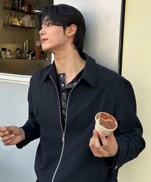 [COUTURE]네이비 트윌 세미 오버핏 블루종