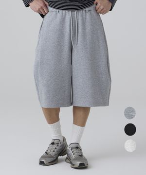 커브드 버뮤다 스웻팬츠 3COLOR