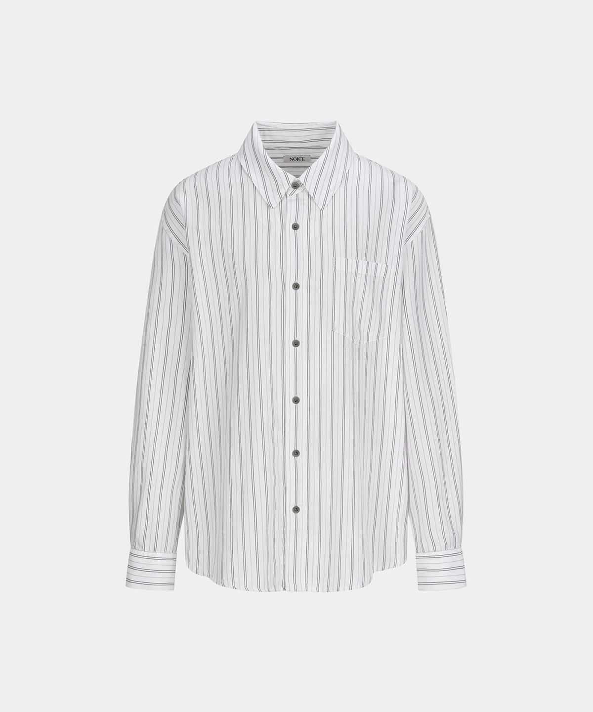 노이스(NOICE) YARN DYED WASHER STRIPED SHIRT- STRIPE