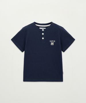 (K) 아페로 피케 반팔 티셔츠 네이비