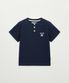 (K) 아페로 피케 반팔 티셔츠 네이비
