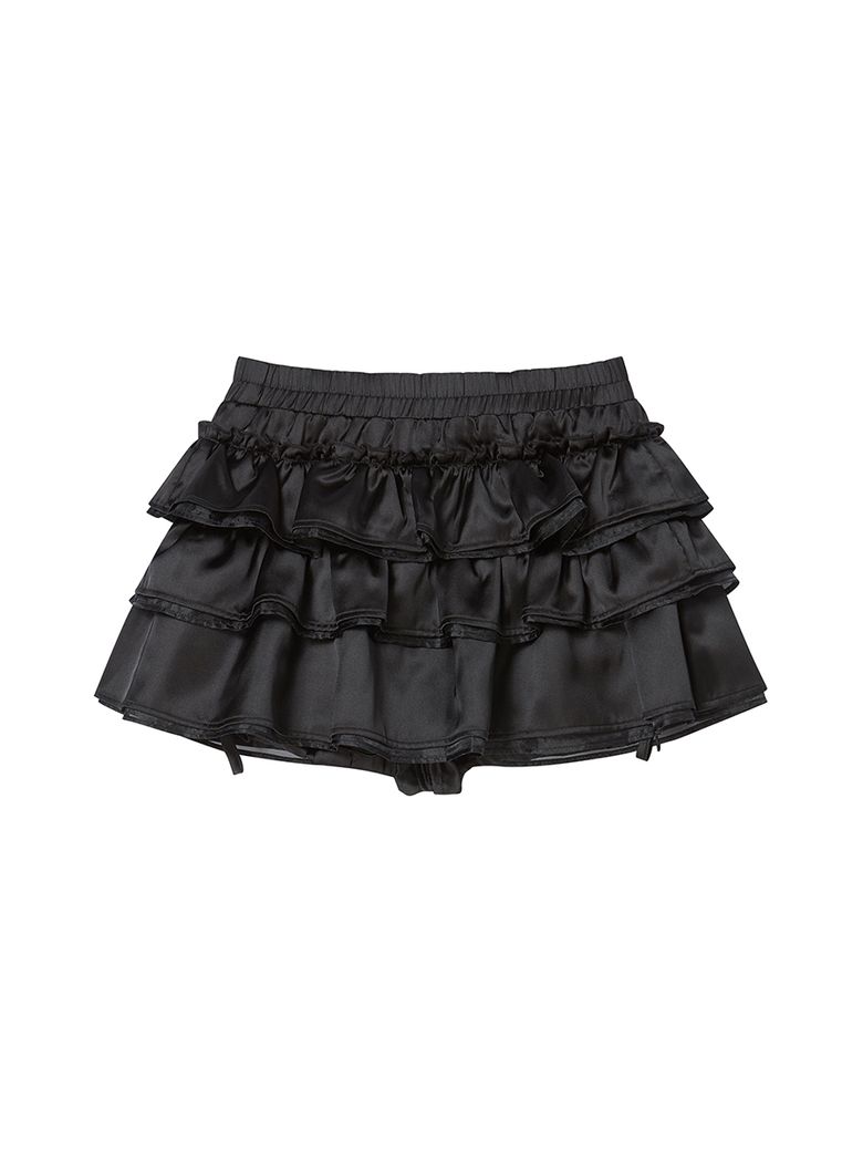 TNSW FRILL SKIRTPANTS BLACK