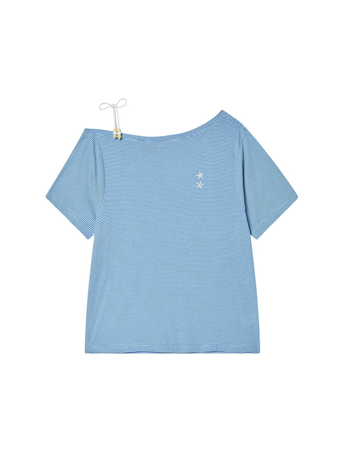 엔와이엑스엑스(NYXX) TNSW KNOT OFF SHOULDER BLUE