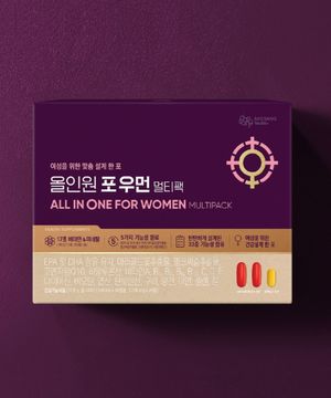 올인원 포 우먼 멀티팩 (28포)X1 /28일분 (비타민,오메가3,엽산,코엔자임)