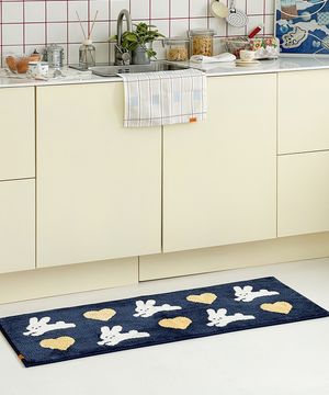 럼미모어 러빗 자카드 주방매트