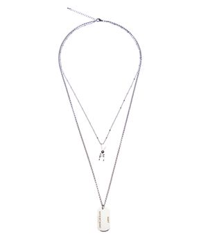 LUVISTRUE X YENA LAYERED NECKLACE(SILVER)