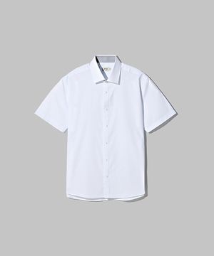 베이직 반팔 셔츠 화이트 (클래식핏)_SDSWB51CSW