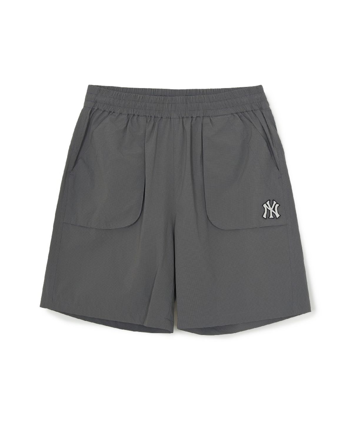 엠엘비 키즈(MLB KIDS) 아웃도어 시어서커 5부 팬츠 NY (D.Grey)