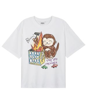 BOOM! 오버핏 반팔티셔츠 2 COLORS