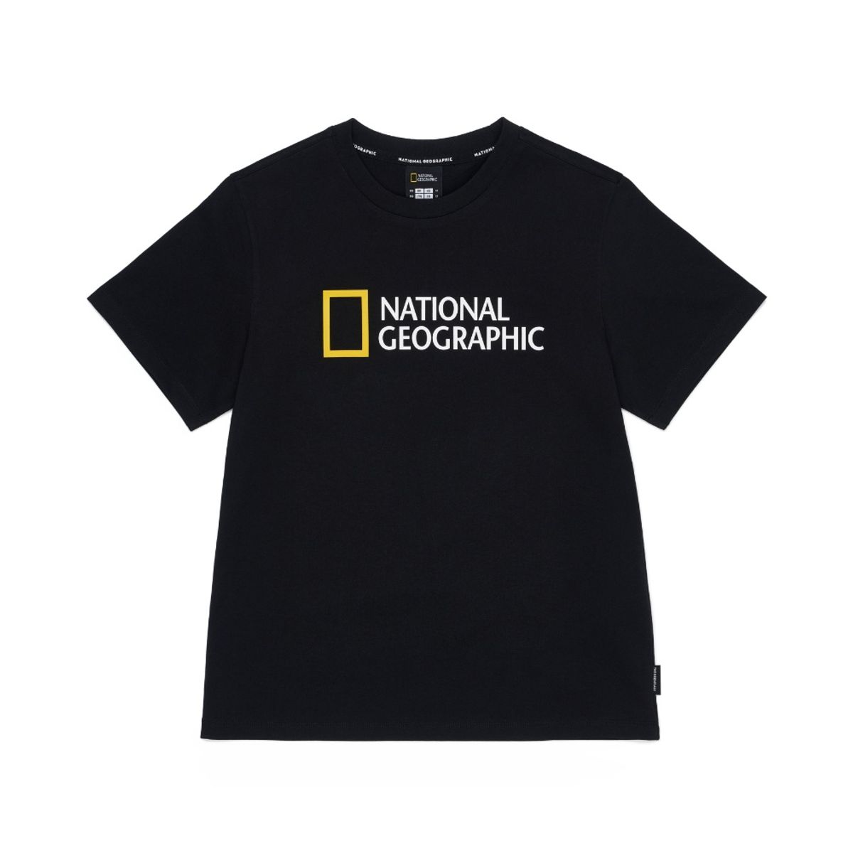 내셔널지오그래픽 키즈(NATIONAL GEOGRAPHIC KIDS) K262UTS901 빅로고 반팔 티셔츠 CARBON BLACK