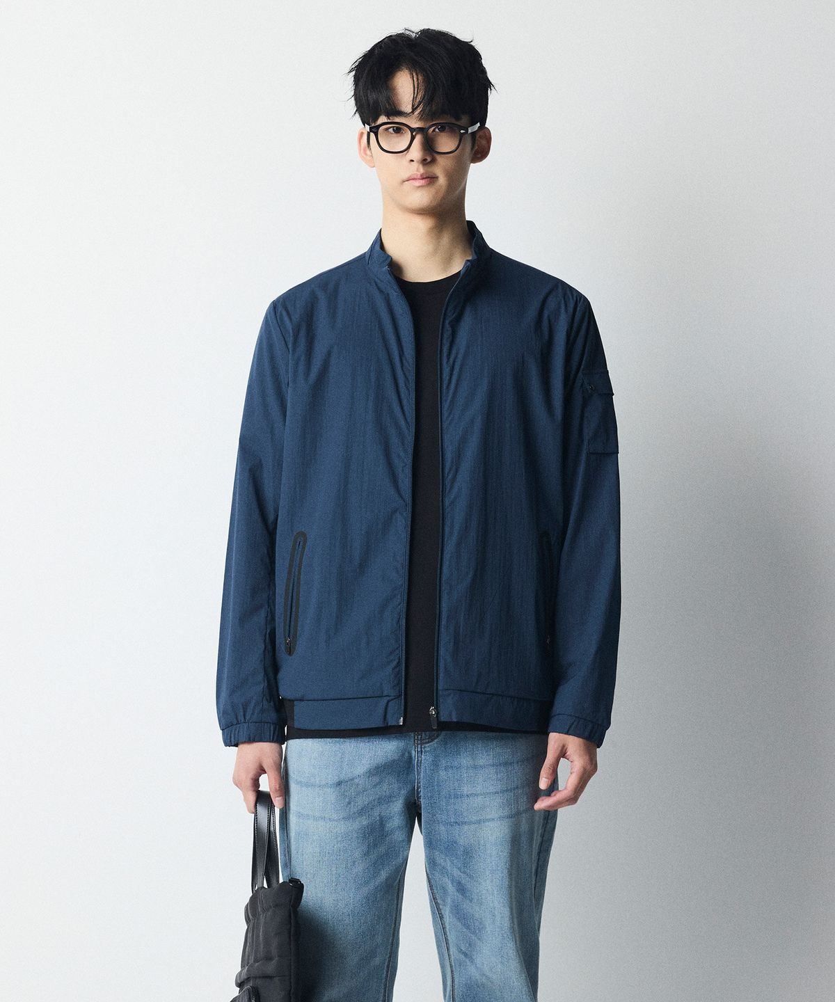에스티코(STCO) DIEMS Utitlity 윈드브레이커 블루종 네이비_DGJUB03CSN