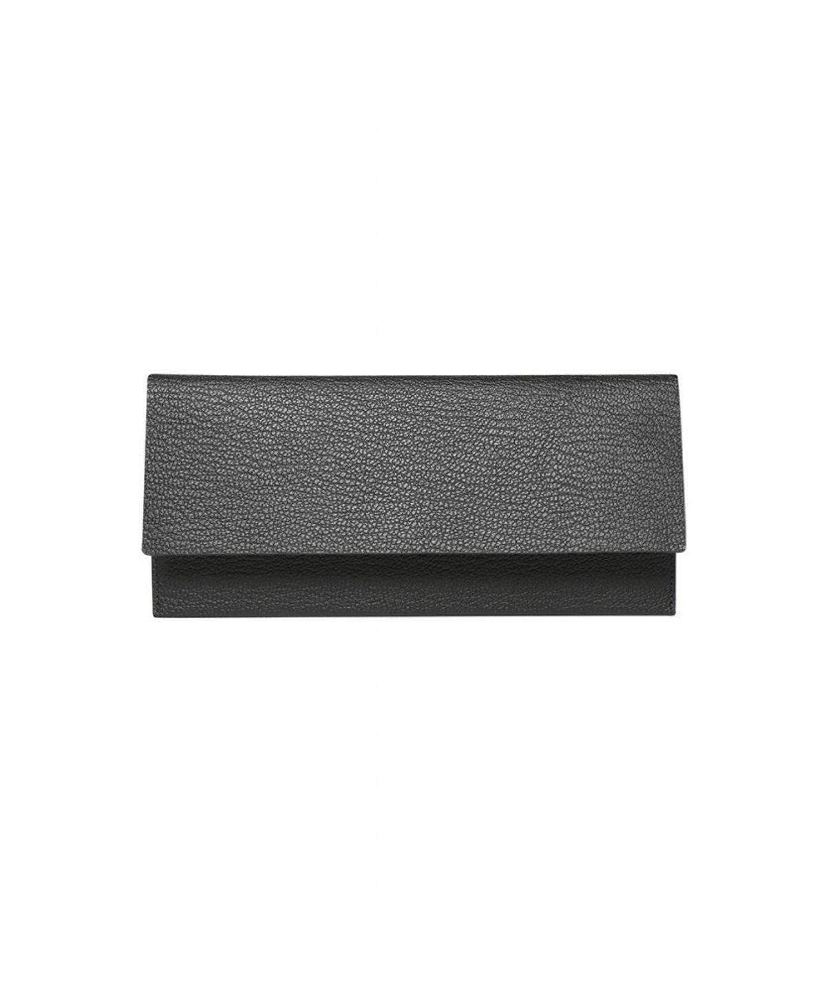 베노베로(BENOVERO) 고트 엠보 플랩 장지갑 BLACK_BLF1ACP3233K1