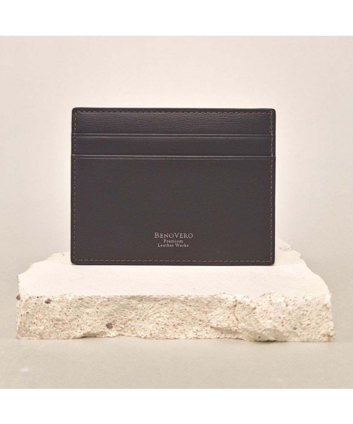 베노베로(BENOVERO) 울트라카프 카드지갑(스냅) Brown_BKF1ACP5271W1