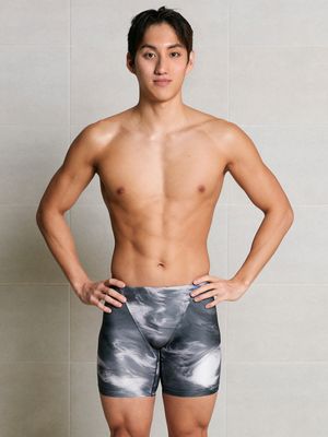 오션 포그 3부 재머 수영복 블랙 (B6SMSMS124BLK)