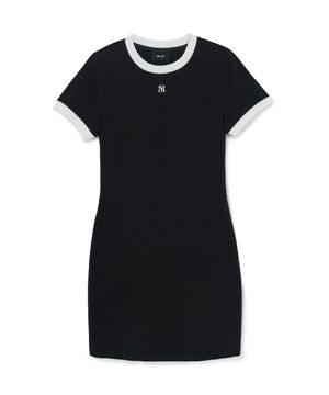 여성 베이직 링거 원피스 NY (Black)