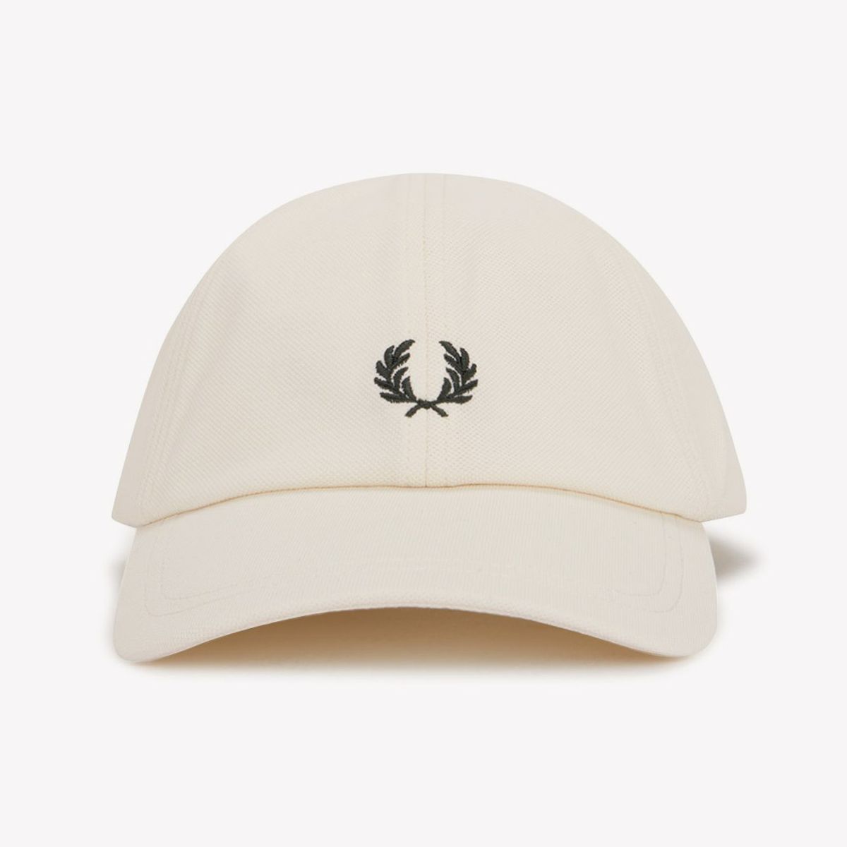 프레드페리(FRED PERRY) 피케 클래식 캡 - 에크루/그래스루츠 CFPU2612295-13B