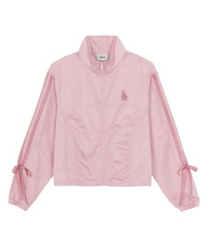 여성 스포티브 새틴 셔링 바람막이 LA (L.Pink)