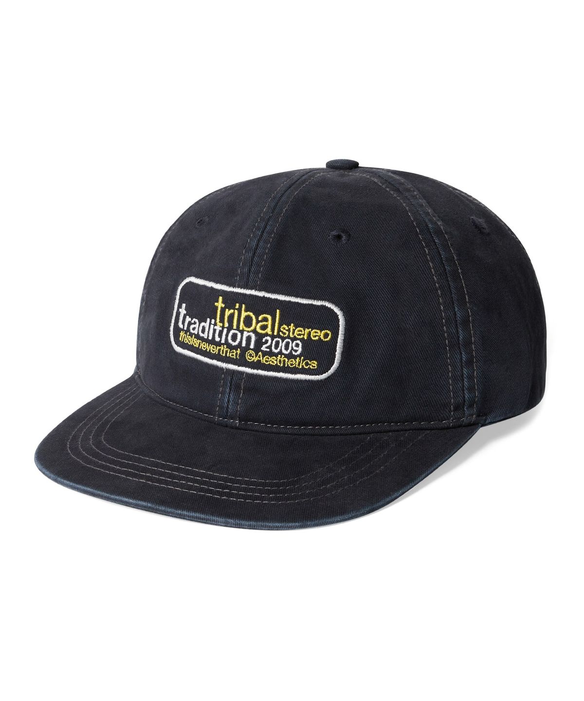 디스이즈네버댓(THISISNEVERTHAT) Tribal Stereo Cap Navy